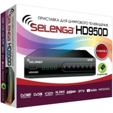 SELENGA HD950D эфирный DVB-T2/C тв ресивер, тюнер бесплатного IPTV, медиаплеер ВВ3411