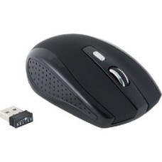 Мышь беспроводная OKLICK 455MW черный оптическая (1600dpi) беспроводная USB (5but)