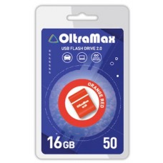 Память USB флеш OLTRAMAX OM-16GB-50-Orange Red 2.0