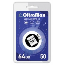 Память USB флеш OLTRAMAX OM-64GB-50-White 2.0