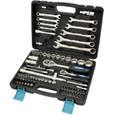 AUTOVIRAZH (AV-212082) Набор инструмента 82 предм. 1/2" 1/4"DR, CRV