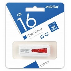 Память USB флеш SMARTBUY 16GB IRON WHITE/RED USB3.0