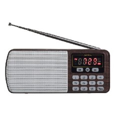Радиоприёмник PERFEO ЕГЕРЬ FM+/MP3/USB коричневый (i120-BK)