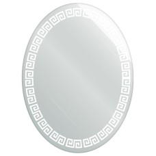 САНАКС 405806 Зеркало с матированным рисунком овальное 600х800мм САНАКС 405806 Зеркало с матированным рисунком овальное 600х800мм