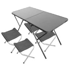 PARK "В поход" складной стол и 4-е стула (993089)