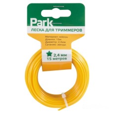 PARK Леска для триммеров Park 2,4мм, 15м, звезда (990591)