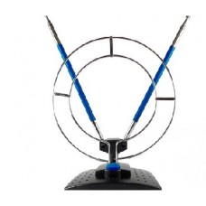 ЭФИР SE-910 DVB-T2/ДМВ+МВ, пассивная с кольцом (синие усы)