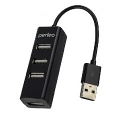 Разветвитель (Usb хаб) PERFEO USB-HUB 4 PORT PF-HYD-6010H BLACK черный