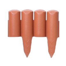 PROSPERPLAST Бордюр для сада Palisada border терракот IPBO-R624