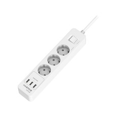 Сетевой фильтр HARPER UCH-330 3 розетки 1.5 метра 4 кВт крепление к стене Сетевой фильтр HARPER UCH-330 3 розетки 1.5 метра 4 кВт крепление к стене