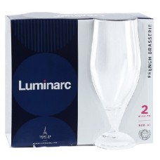 LUMINARC ФРАНЦУЗСКИЙ РЕСТОРАНЧИК Набор бокалов для пива 2шт 620мл (N6027)