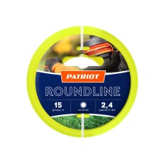 PATRIOT 805201017 D 2,4 мм L 15 м (круглая, желтая) Леска Standart для триммеров PATRIOT 805201017 D 2,4 мм L 15 м (круглая, желтая) Леска Standart для триммеров
