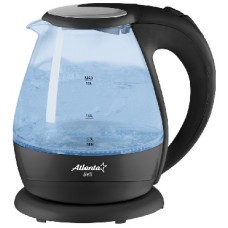 Чайник электрический ATLANTA ATH-2460 стекло черный