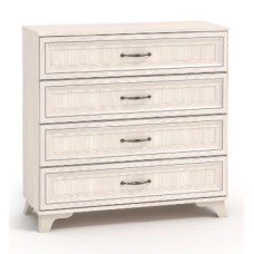 МЕБЕЛЬ-КОМПЛЕКС Мирелла Комод 4 ящика Бодега Светлая/Патина МЕБЕЛЬ-КОМПЛЕКС Мирелла Комод 4 ящика Бодега Светлая/Патина
