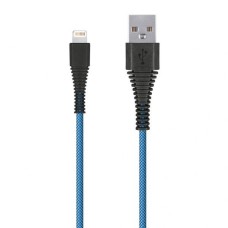 Кабель SMARTBUY (iK-520n-2 blue) USB - 8 pin, "карбон"- 2.0 м,синий