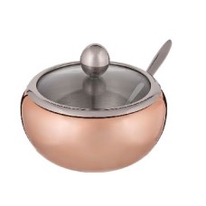 AGNESS 912-023 Серия "ЧЕРНОЕ ЗОЛОТО" сахарница 460мл AGNESS 912-023 Серия "ЧЕРНОЕ ЗОЛОТО" сахарница 460мл