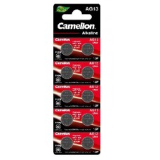 CAMELION G13 BL-10 Mercury Free (AG13-BP10(0%Hg), 357A/LR44/A76 батарейка для часов)