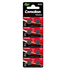 CAMELION G 3 BL-10 Mercury Free (AG3-BP10(0%Hg), 392A/LR41/192 батарейка для часов)