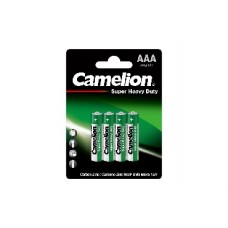 Батарейка CAMELION R 03 BL-4 (R03P-BP4G, 1.5В)