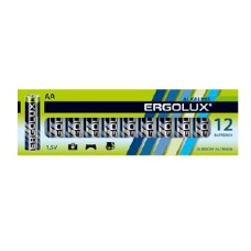 ERGOLUX LR6 Alkaline BP-12 (LR6 BP-12, батарейка,1.5В)