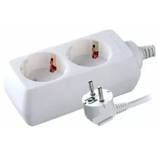 VOLSTEN S 2x1,5-Z (э/удл., земля 2 гн. 1,5 м., 16А, 3500 Вт.)