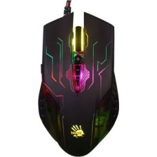 Мышь геймерская A4TECH Bloody Q51 черный/рисунок оптическая (3200dpi) USB игровая (8but)