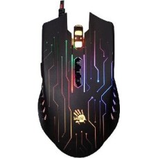 Мышь геймерская A4TECH Bloody Q82 черный/рисунок оптическая (3200dpi) USB игровая (8but)