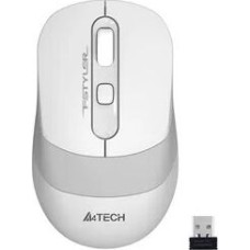 Мышь проводная A4TECH FStyler FG10 белый/серый оптическая (2000dpi) беспроводная USB