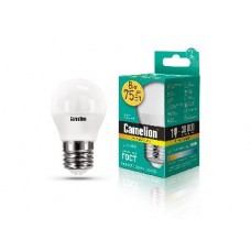 Лампа светодиодная CAMELION (12392) LED8-G45/830/E27