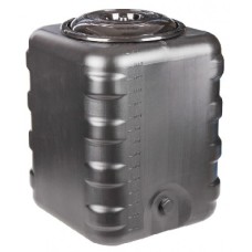 АЛЬТЕРНАТИВА М6463 Бак для душа 150л квадратный (черный)