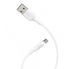 Кабель (usb) HOCO X25 USB (m)-microUSB (m) 1.0м 2.0A силикон белый