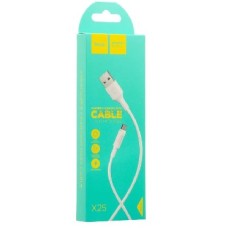 Кабель (usb) HOCO X25 USB (m)-Type-C (m) 1.0м 2.0A силикон белый