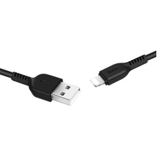 Кабель (usb) HOCO X20 USB (m)-Lightning (m) 1.0м 2.0A силикон черный