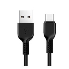 Кабель (usb) HOCO X20 USB (m)-Type-C (m) 1.0м 2.0A силикон черный