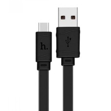 Кабель (usb) HOCO X5 USB (m)-Type-C (m) 1.0м 2.4A силикон черный
