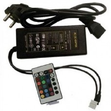 ECOLA CRM072ESB LED STRIP RGB IR CONTROLLER моноблок с блоком питания 72W 12V 6A с инфракрасным пуль