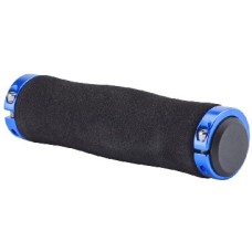 STELS Грипсы XH-GN02BL 130 мм чёрные, материал EVA, синие кольца, в инд. упаковке 150241 LU089186