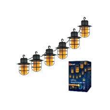 Светильник садовый UNIEL UL-00006558 USL-S-121/PT2500 LANTERNS Садовая гирлянда на солнечной батарее