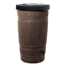 PROSPERPLAST Комплект Водосборник Woodcan 265 л коричневый IDWO265-R222