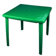 АЛЬТЕРНАТИВА М2596 Стол 800х800х740мм квадратный (зеленый) (уп.1)