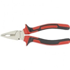 MATRIX Плоскогубцы NICKEL, 180 мм, никелированные, двухкомпонентные рукоятки 16904