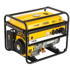 Электрогенератор бензиновый DENZEL Генератор бензиновый GE 6900, 5,5 кВт, 220В/50Гц, 25 л, ручной старт 94637