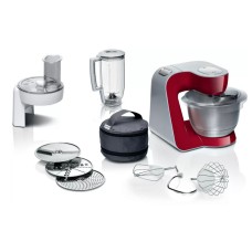 BOSCH MUM58720 1000Вт красный/серебристый