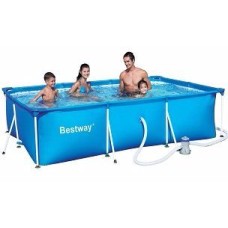 BESTWAY 56411 Бассейн каркасный 300х201х66см, 3300 л, с ф.-насосом