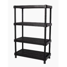 BLOCKER Стеллаж вентилируемый BLOCKER EXPERT 90*45 4 полки черный BR3804ЧР