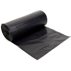 РЫЖИЙ КОТ Пакеты универсальные 160л, 10шт, ПВД черные, особо прочные, 25мкм (006977)