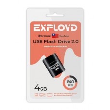 Память USB флеш EXPLOYD EX-4GB-640-Black