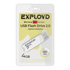 Память USB флеш EXPLOYD EX-4GB-650-White