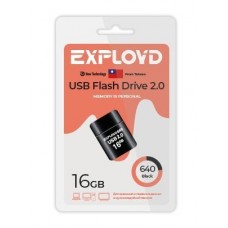 Память USB флеш EXPLOYD EX-16GB-640-Black