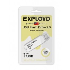 Память USB флеш EXPLOYD EX-16GB-650-White